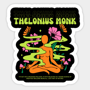 Thelonious Monk // Yoga Sticker